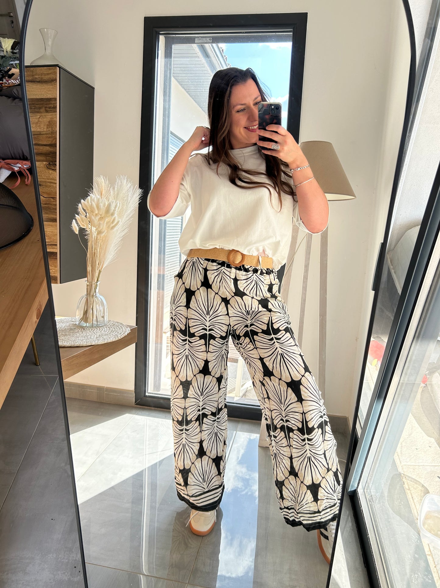 Pantalon fluide Alba noir
