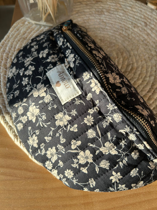 Sac banane fleuri