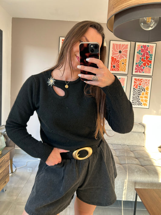 Pull soleil noir