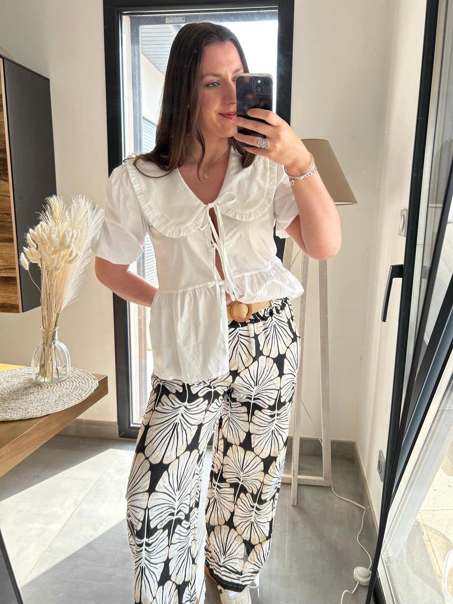 Pantalon fluide Alba noir