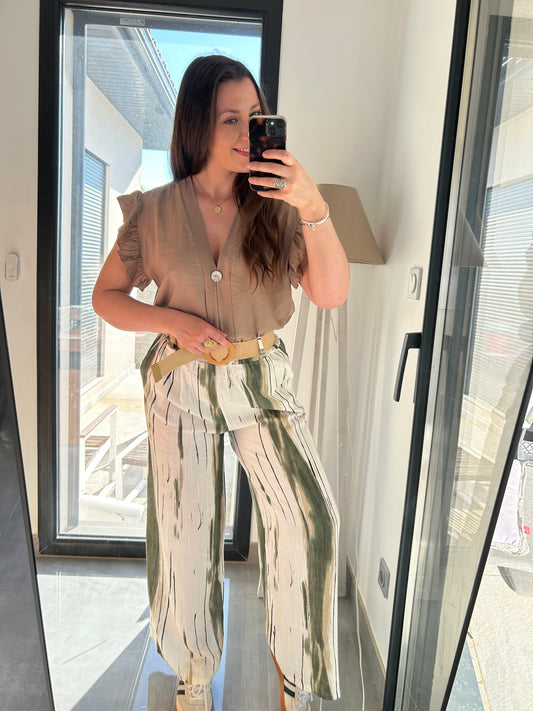 Pantalon Tom kaki